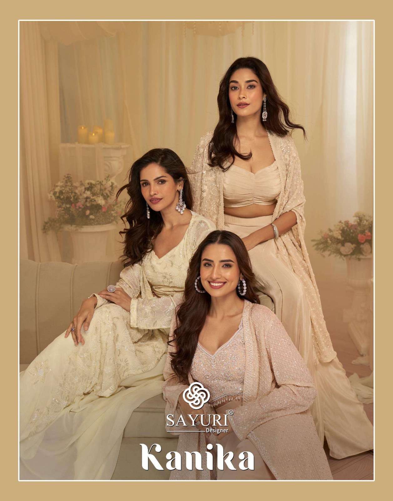 Sayuri Designer Kanika Georgette Design Indo Western Style Ladies Dress